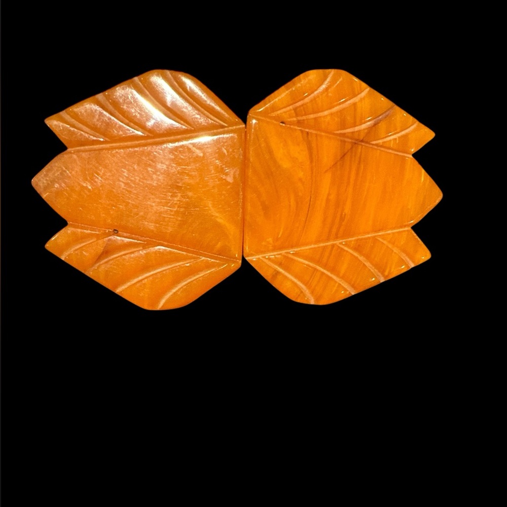 Vintage Bakelite Belt Buckle.